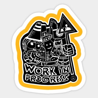 Work In Progress Sticker